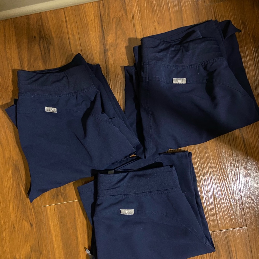 Figs-Kade Basic Scrub Pants - Navy, XSP